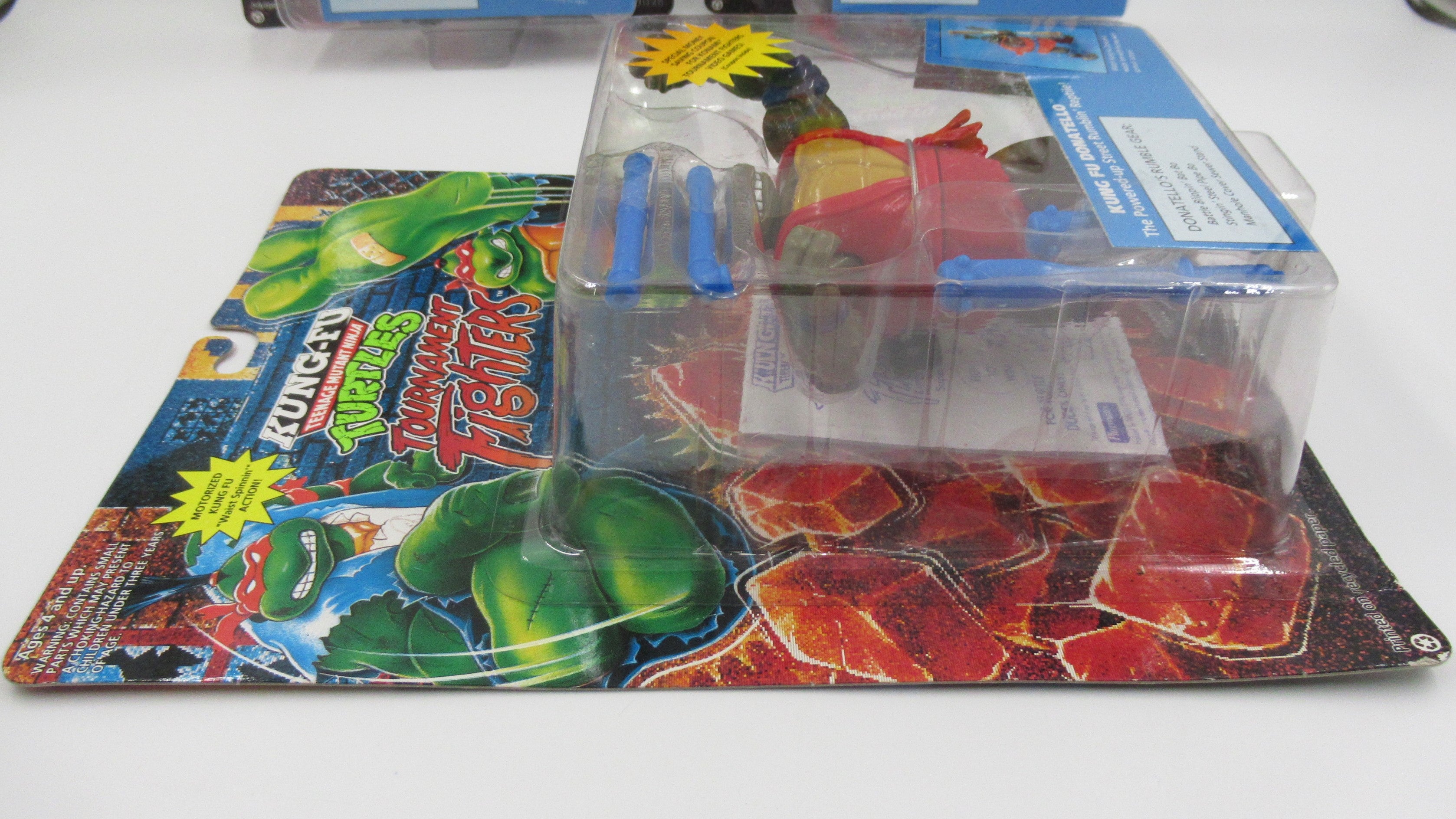 Teenage Mutant Ninja Turtles Kung Fu Tournament Fighters 4.5" Action Figures TMNTs Set of 4 - Playmates (1994)
